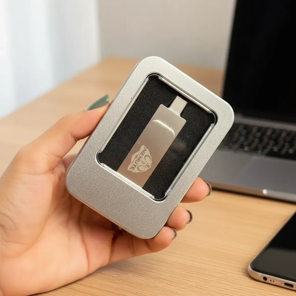 Pendrive 128gb 2 Em 1 Usb 3.0 + Tipo-c Celular E Pc Cor 128g