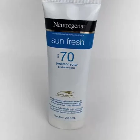Protetor Solar Corporal Sun Fresh Fps50 Para Todos Os Tipos De Pele Com 200ml Neutrogena