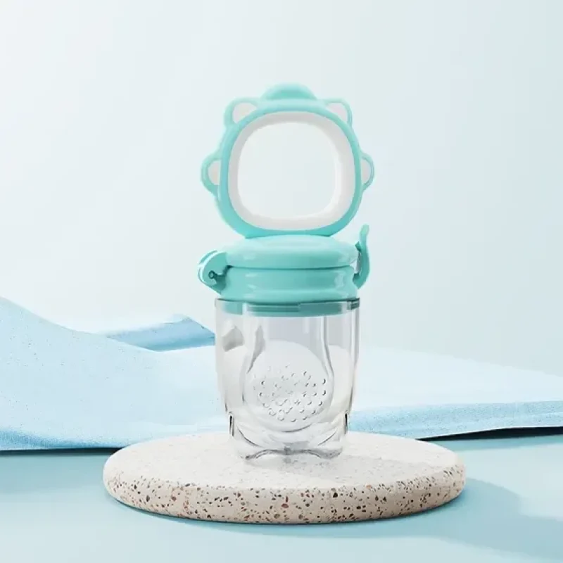 1 Peça Alimentador Mordedor Bebê Silicone Frutas