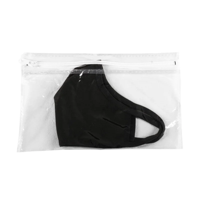 10 Embalagem 25 X 15 Em Pvc Com Zíper Para Guardar Máscaras Bolsa Proteção Facial