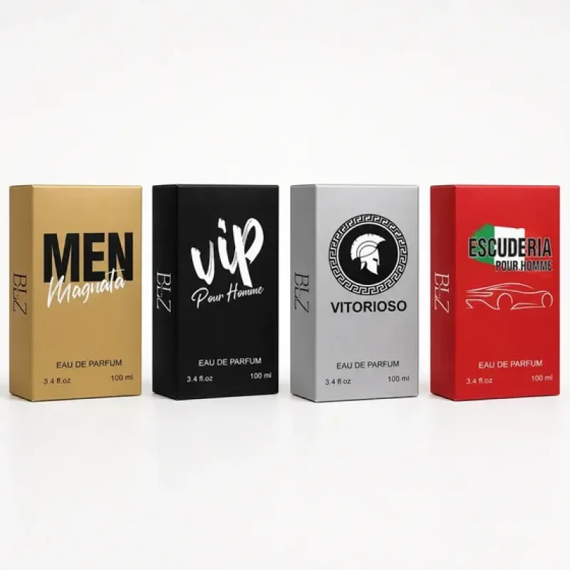 4 Perfumes Masculinos 100ml Ref Importados Beleza Que Só