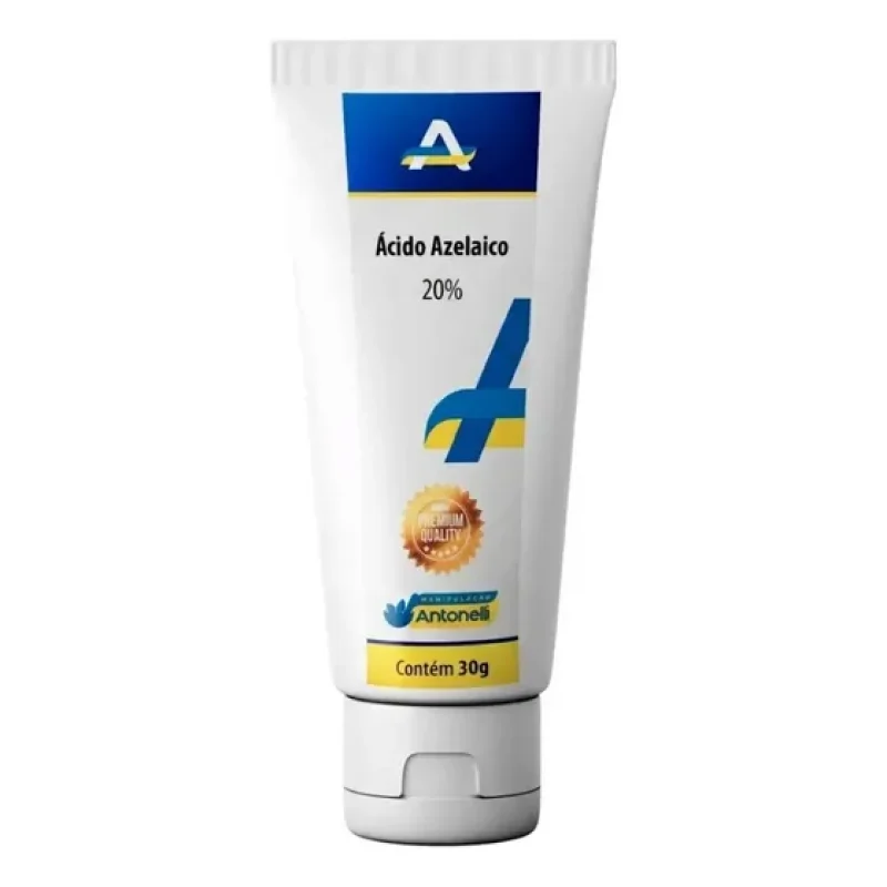 Ácido Azelaico 20% Gel Creme 30g Melasma Acne Clareador Pele