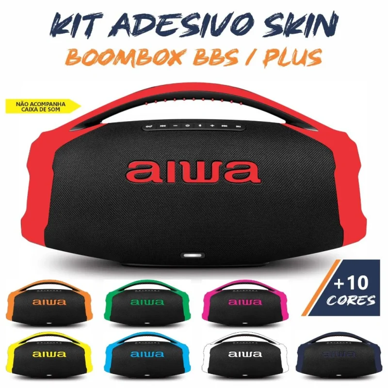 Adesivo Caixa de Som Kit Skin Envelopamento Personalizado Película Decorativa