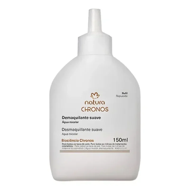 Água Micelar Demaquilante Suave Chronos Natura (refil)