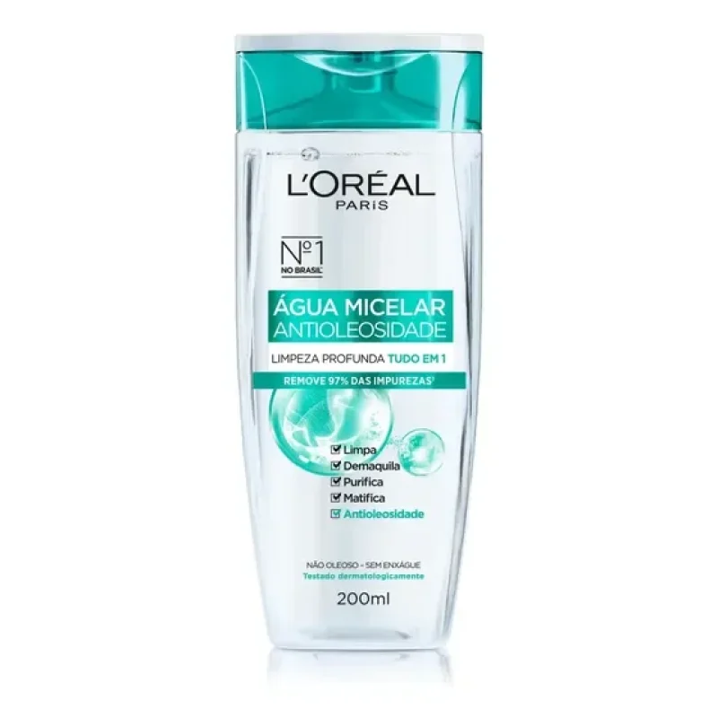 Água Micelar Efeito Matte 5 em 1 L'Oréal Paris