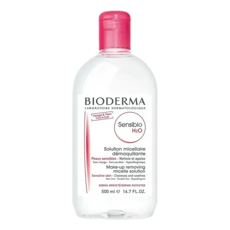 Água Micelar Sensível Para Rosácea Sensibio H2o P 500ml·