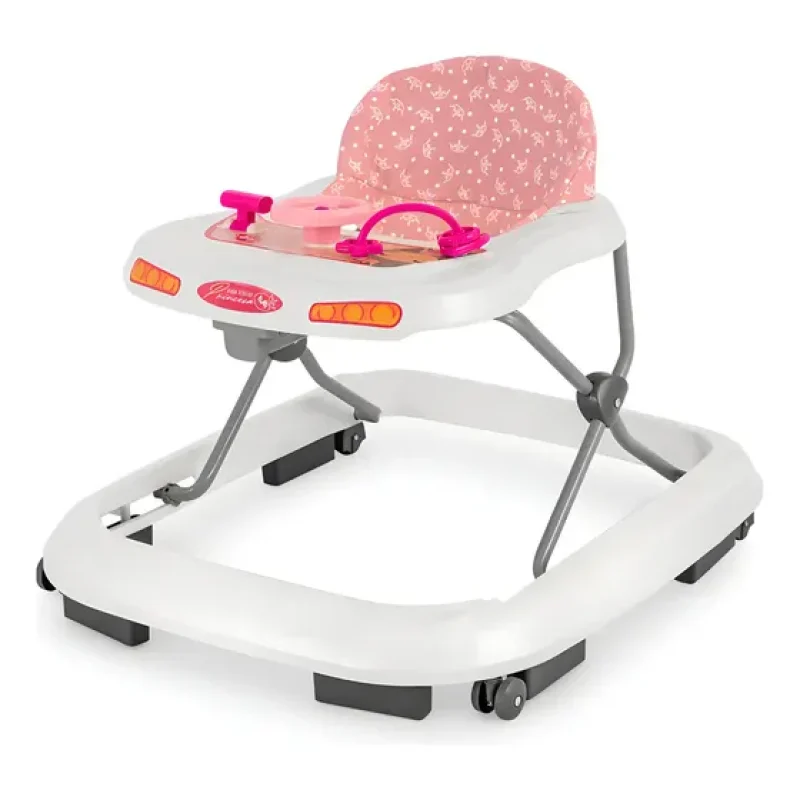 Andador Bebê Infantil 3 Níveis Altura Princesa Tutti Baby