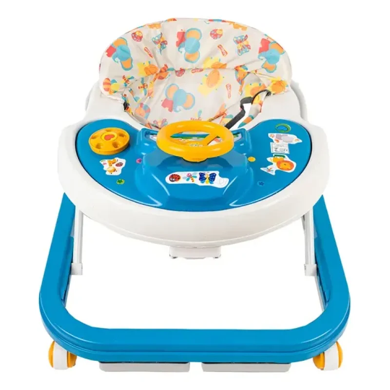 Andador Infantil Bebê Até 12kg Azul Styll Baby