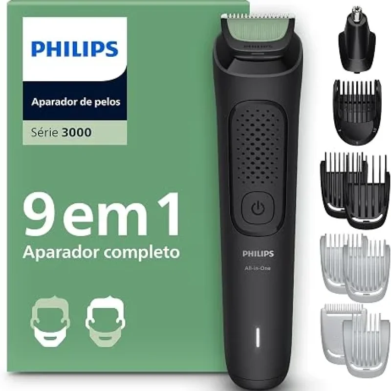 Aparador de Pelos Philips All-in-One 9 em 1 Série 3000 | M…
