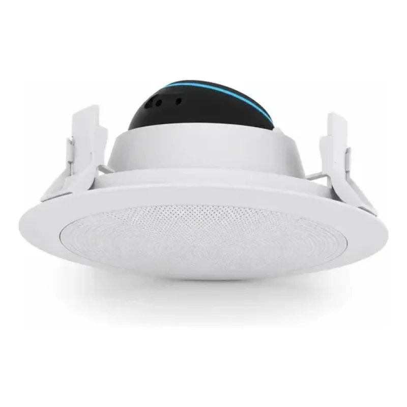 Arandela Suporte Embutir Teto Linha Lux Alexa Echo Dot 4 E 5 Cor Branco