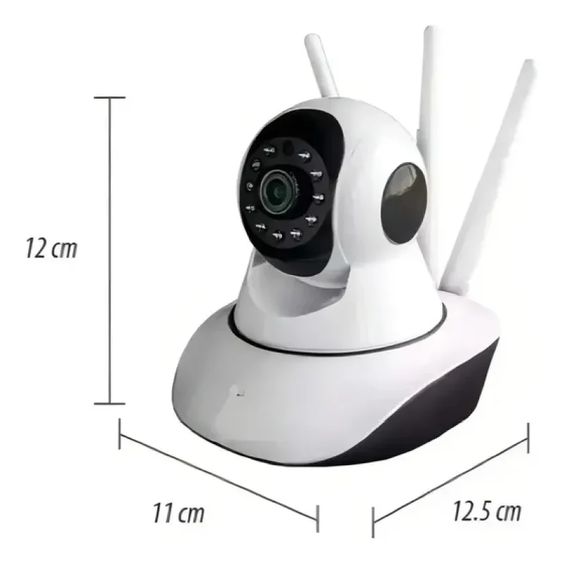 Babá Eletrônica Câmera Wifi Sem Fio Visão Noturna Microfone