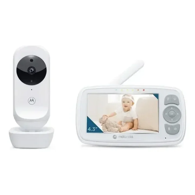 Babá Eletrônica Com Canção De Ninar E Zoom Digital Motorola Branco
