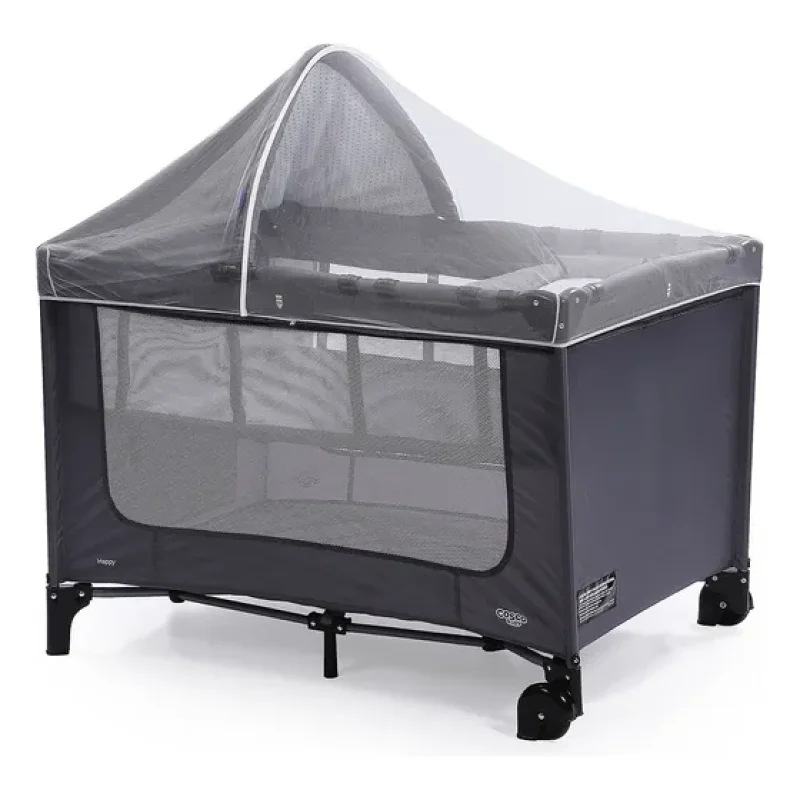 Berço Cosco Kids, Happy, 0 a 15kg, Cinza