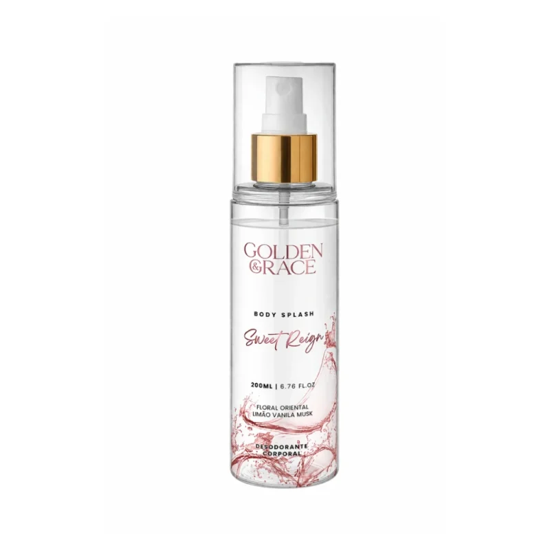 Body Splash Sweet Reign – Golden Grace - Body Splash Feminino - 200ML