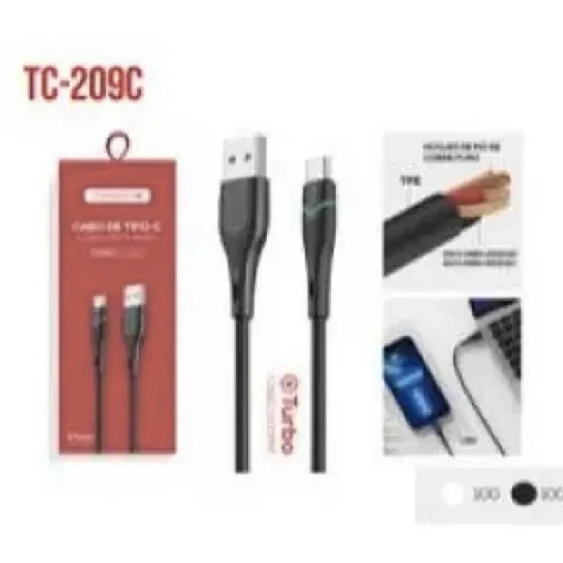 CABO USB TIPO C TOMATE TC209C