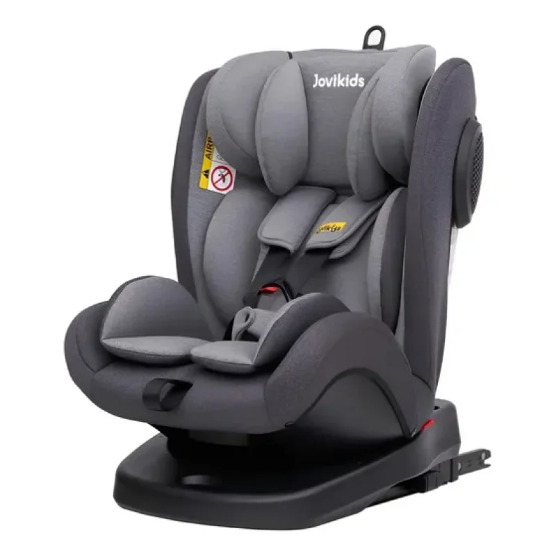 Cadeirinha Carro Bebê Jovikids Angela 360° Isofix 0-36kg Cinza