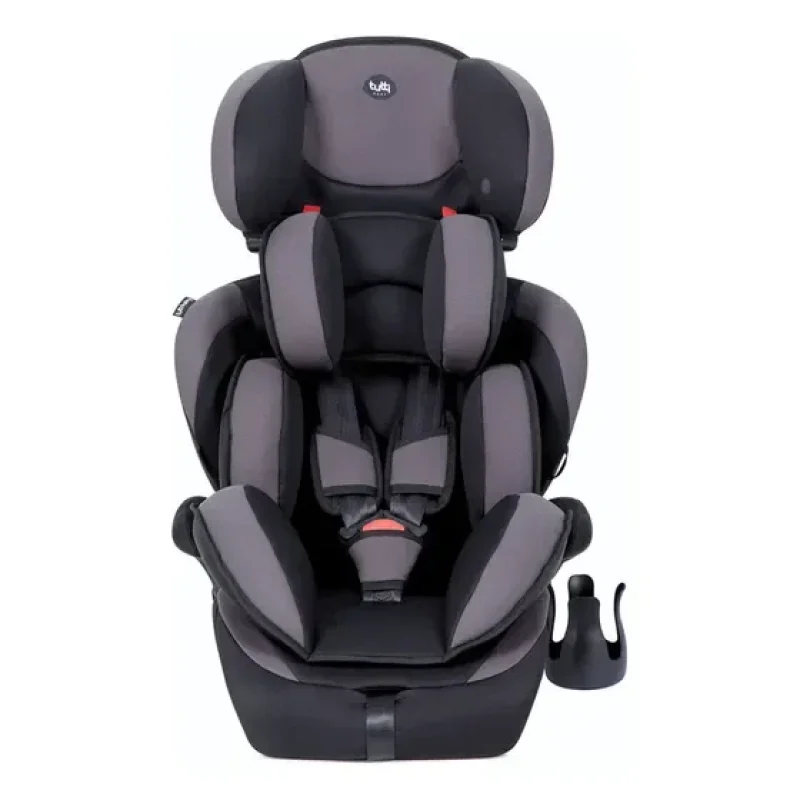 Cadeirinha Infantil Para Carro 09 Á 36 Kg Athenas Tutti Baby Cor Preto E Cinza