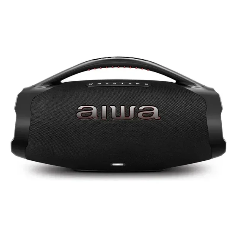 Caixa De Som Boombox Aiwa AWS-BBS-01-B 200w IP66 30hs De Bateria
