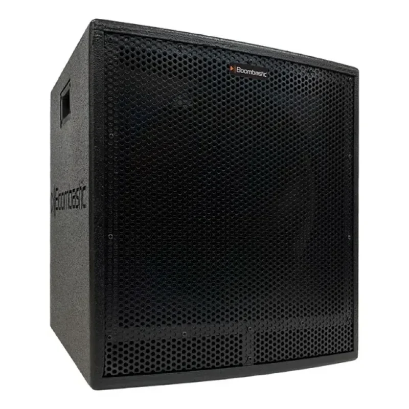 Caixa Gabinete De Grave Boombastic Spd15sw Para 1 Alto Falante 15 Polegadas Preto