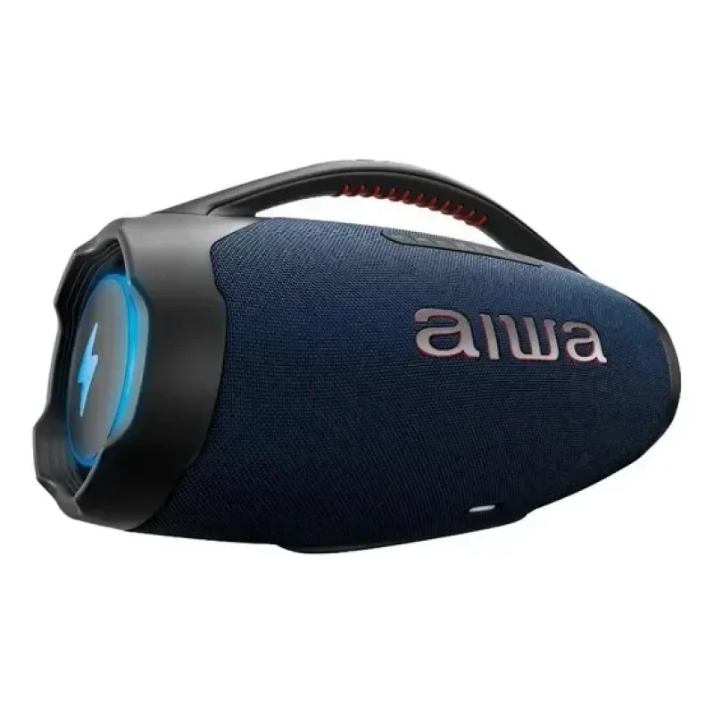 Caixa de Som Boombox Plus AIWA BBS-01-LBL 200W Bluetooth 30H IP66 USB RGB