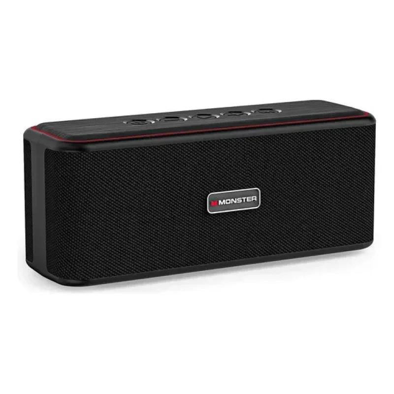 Caixa de Som Monster S21 Portátil 30W RMS com Bluetooth 5.4 e Subwoofer IPX7