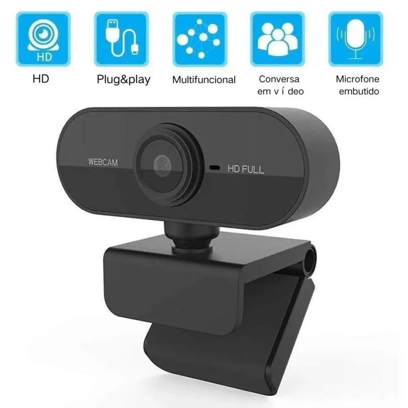 Câmera 1080P HD computador HD câmera USB microfone embutido webcam USB webcam, adequada pa...