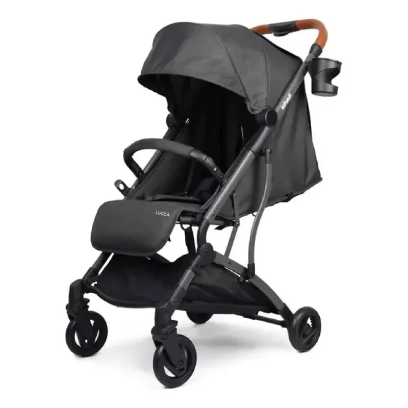 Carrinho De Bebê Lucca Cor Preto Infanti