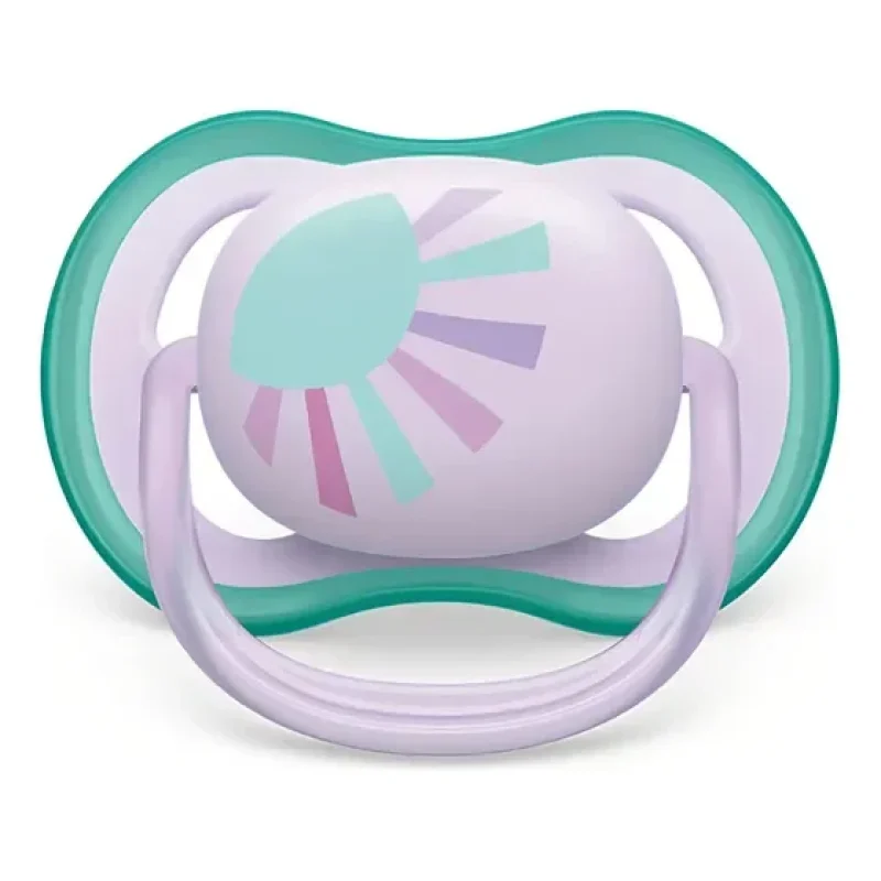 Chupeta Ultra Air Com Desenho De Sol 0-6cm - Philips Avent Cor Lilás