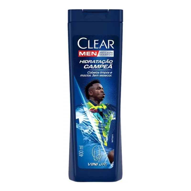 Clear Men Shampoo Anticaspa Hidratação Campeã 400ml