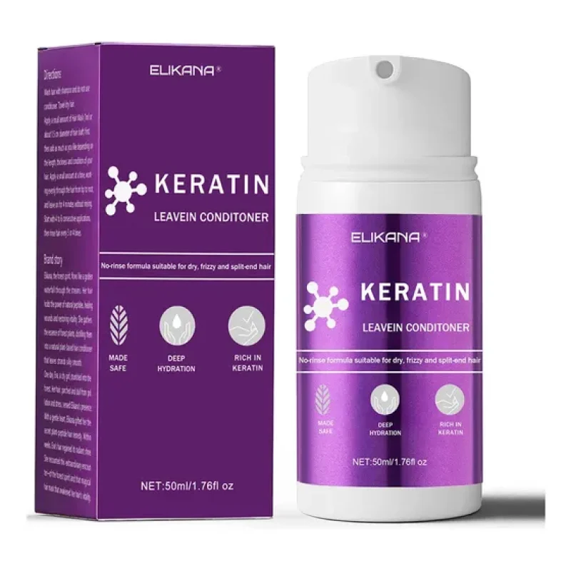 Condicionador Leave-in De Queratina Elikana 50ml
