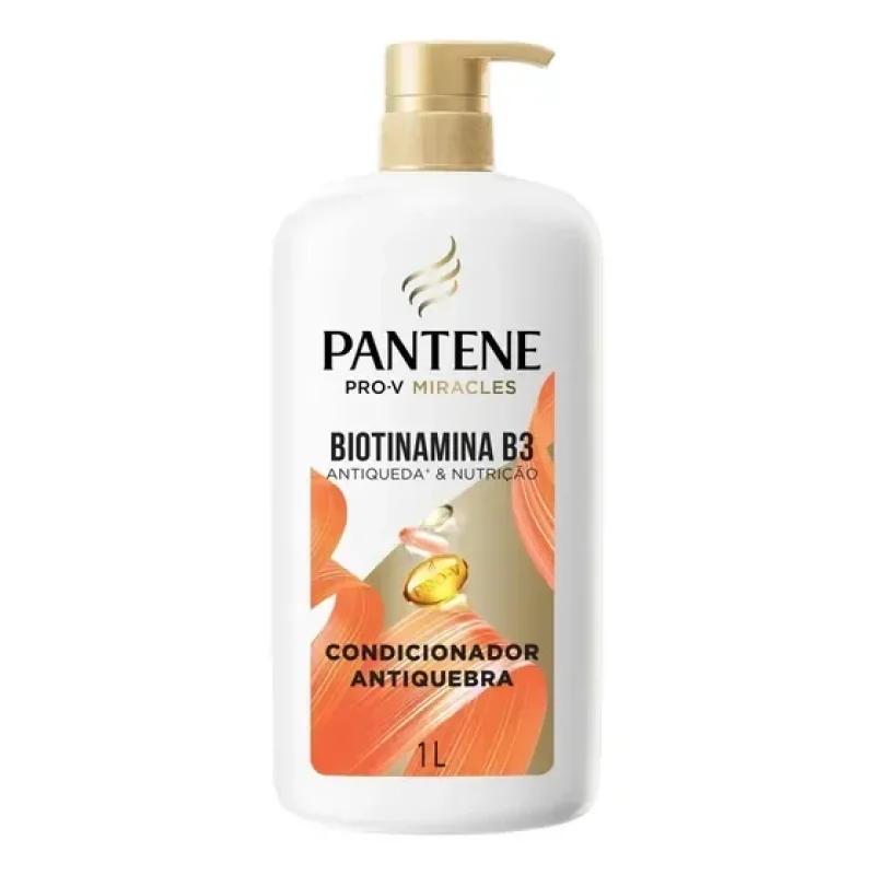 Condicionador Pantene Antiqueda & Nutrição Biotinamina B3 1 L
