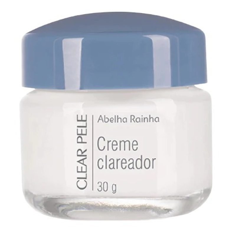 Creme Clareador Uso Noturno P/ Melasma, Hidrata e Regenera 30g Clear Pele Abelha Rainha