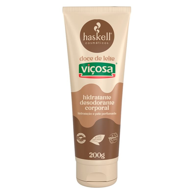 Creme Hidratante Desodorante Corporal Doce de Leite 200g Haskell