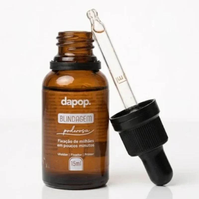 Dapop Blindagem Poderosa 15ml Primer Fixador Diluidor de Maquiagem 3 em 1