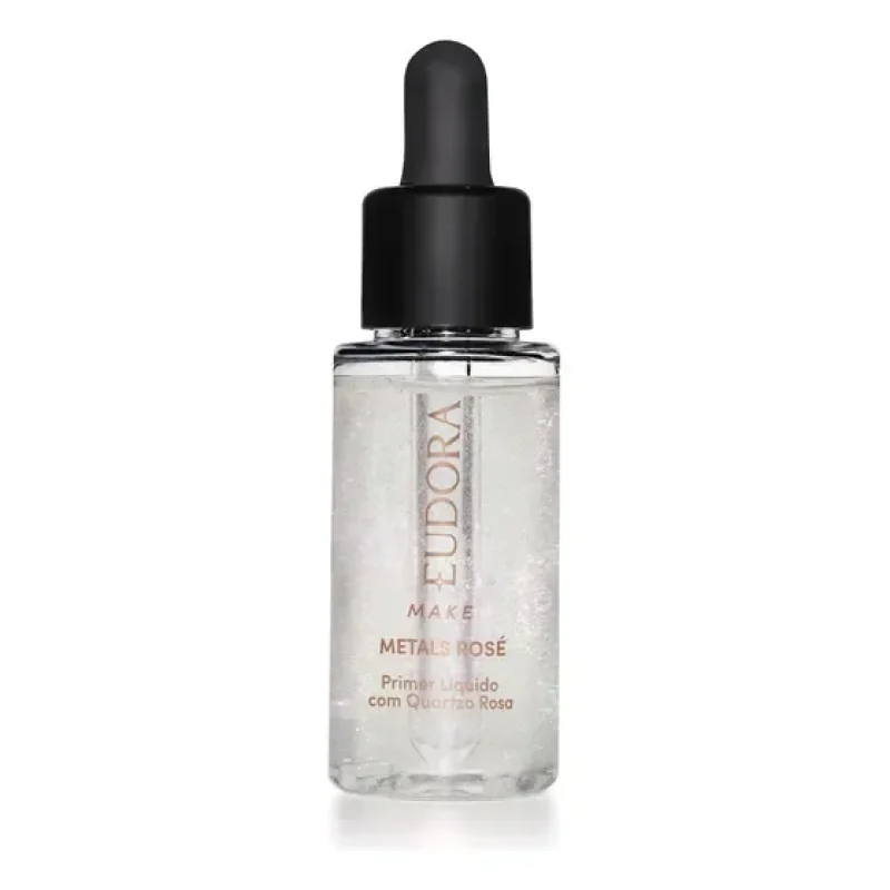 Eudora Make Primer Facial Líquido Metals Rosé 32ml