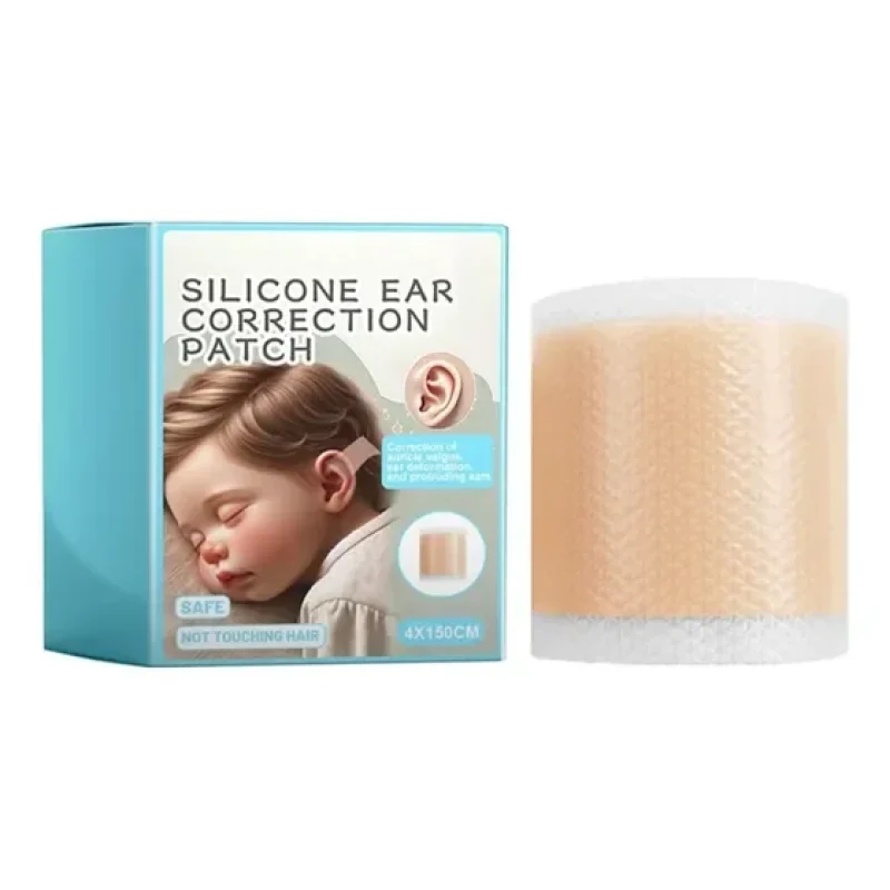 Fita De Silicone Para Correção De Orelha De Bebê 4 Azul