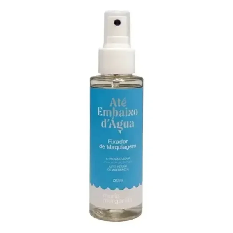 Fixador Maquiagem Maria Margarida Até Embaixo D'água 120ml Incolor