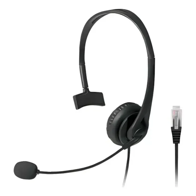 Fone De Ouvido Headset Callcenter Telemarketing Entrada Rj-9