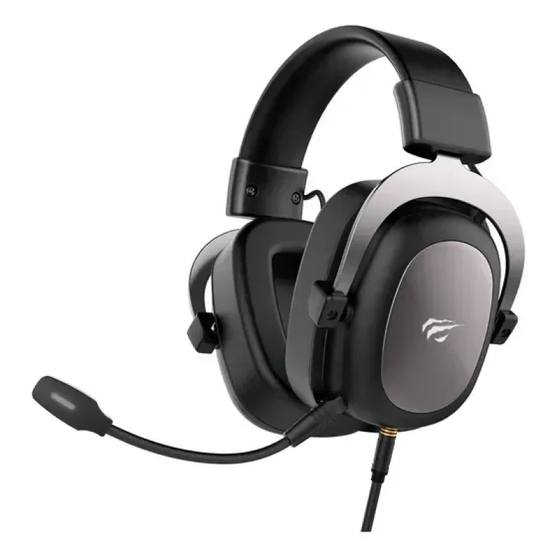 Fone De Ouvido Headset Gamer Havit H2002d P3 Para PS3/PS4/PS5/XBOX/PC Cor Preto