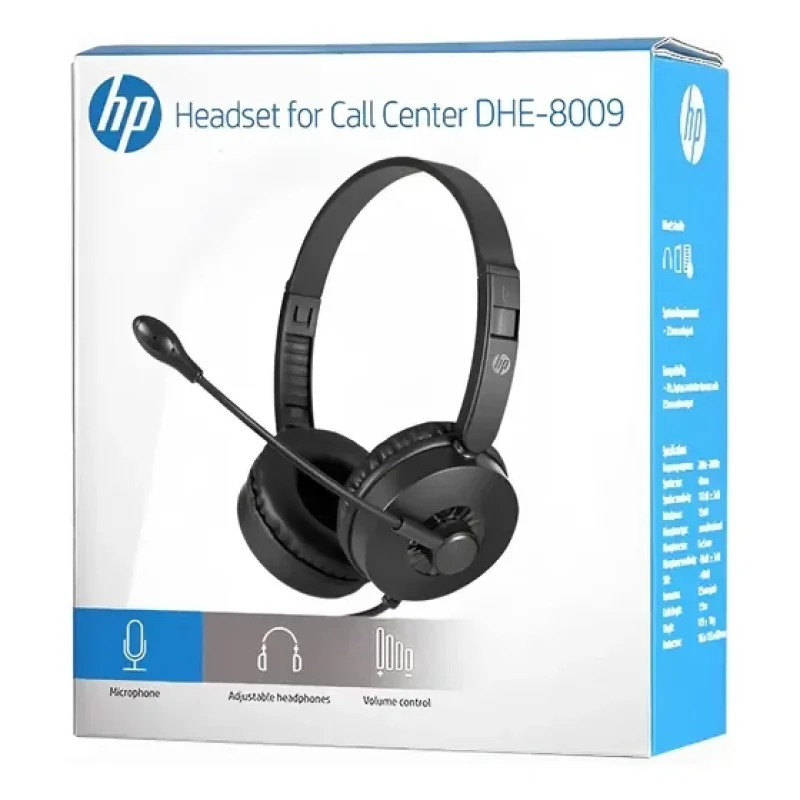 Headset Gamer Hp Call Center Dhe-8009 C/ Microfone