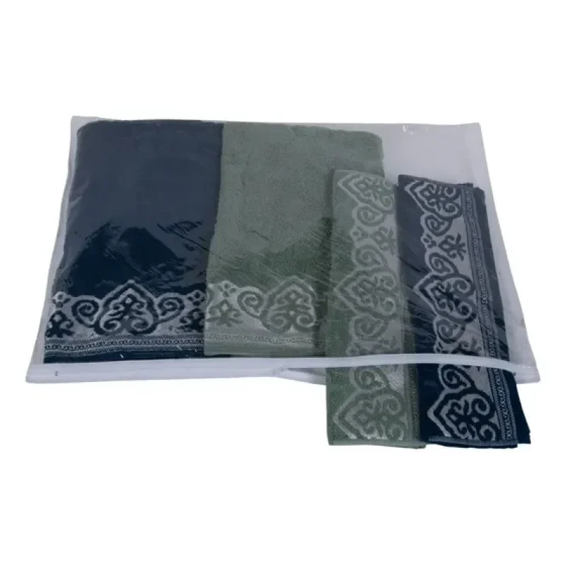 Kit 10 Saco Organizador De Lençol Roupa De Cama 55 X 49 Pvc