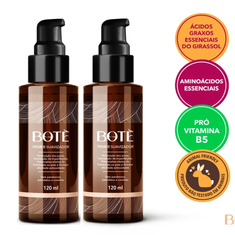 Kit 2 Primer Suavizador Botè Com B5 e Aminoácidos 120ml