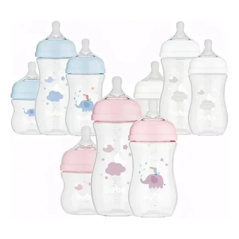 Kit 3 Mamadeira Buba Infantil 120ml 270ml 330ml Anticólica