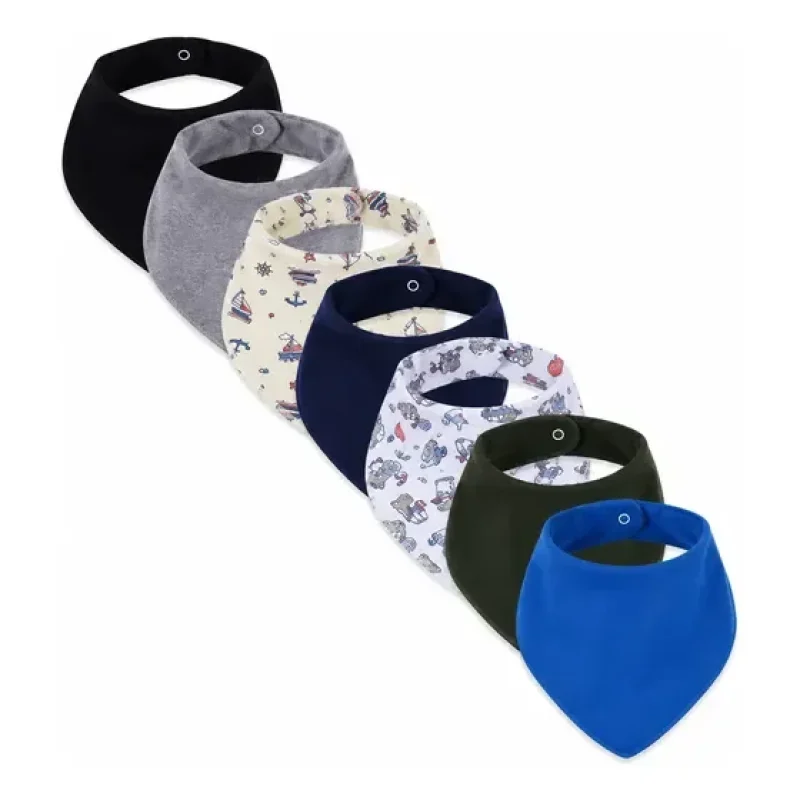 Kit Babador Bandana Bebê Itsbella Macio Menino E Menina