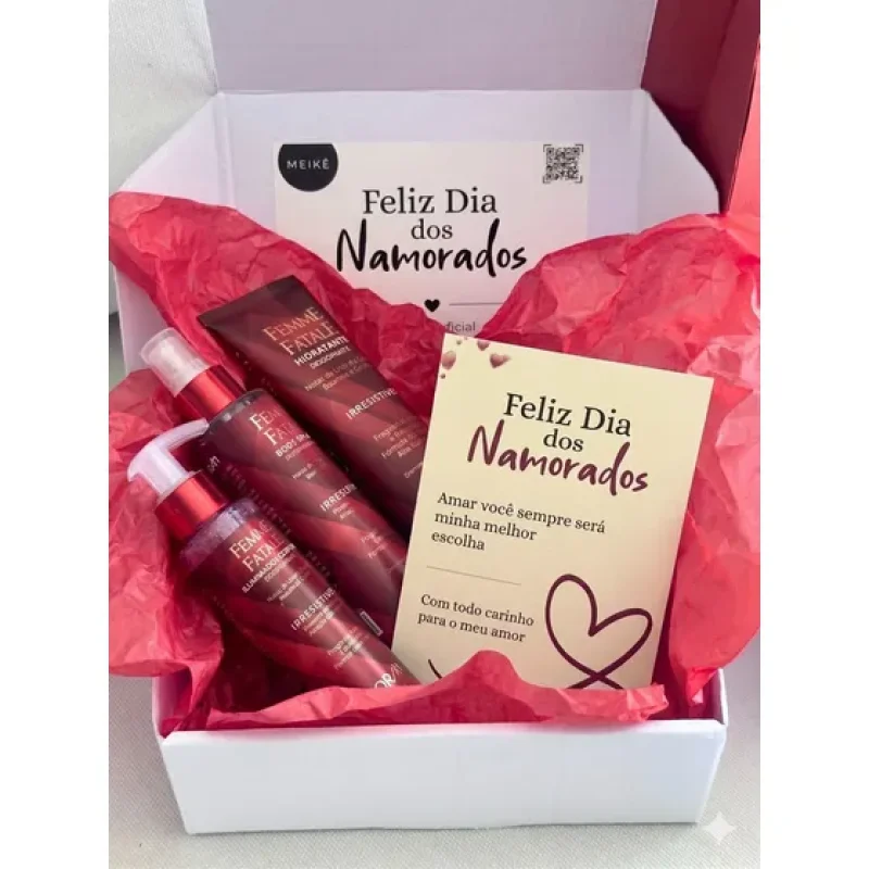 Kit Beleza Maquiagem Perfume Presente Namorada Amiga Mãe