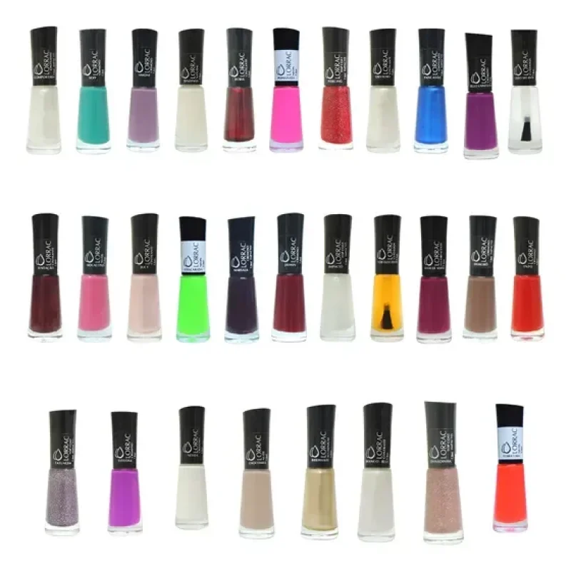 Kit Com 30 Esmaltes Variados Lançamento Atacado Cores Lindas