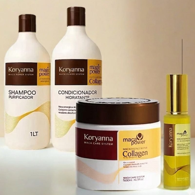 Kit Completo Maca Power Máscara 500 g + condicionador 1L + Shampoo 1L + Óleo Maca Power 50...