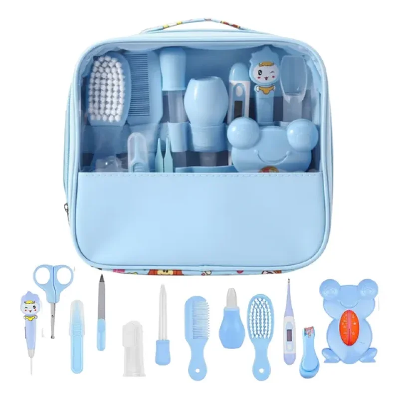 Kit De Cuidados E Higiene Do Bebê Recém Nascido 13 Peças
