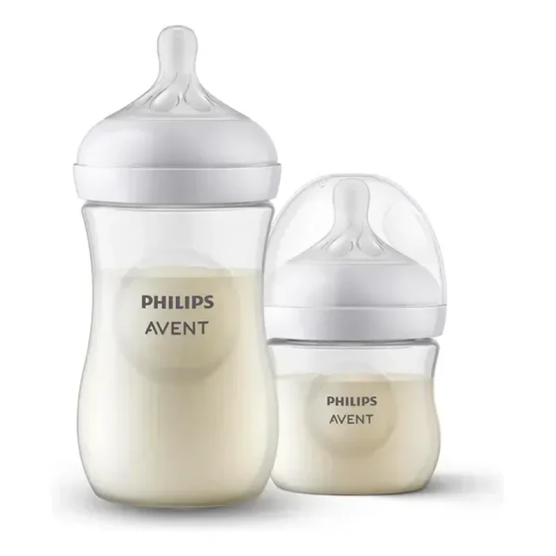 Kit Duplo Mamadeiras Pétala 125ml E 260ml - Scd838/26 Avent