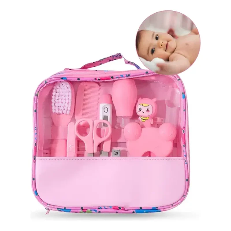 Kit Higiene Cuidados Bebê 13 Peças Completo Viagem Casa